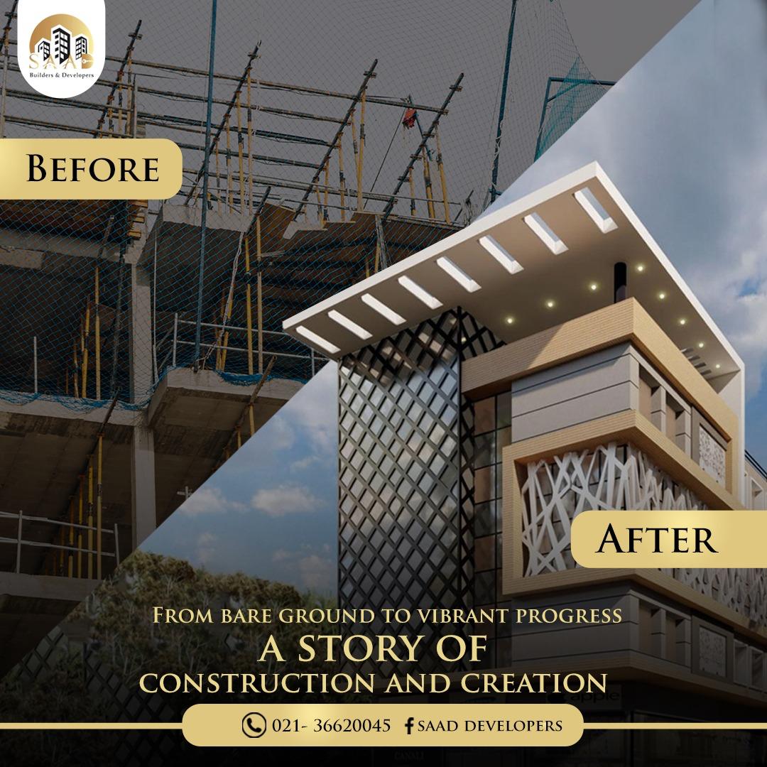 Saad Construction Company project showcase – digital marketing campaign visual 4